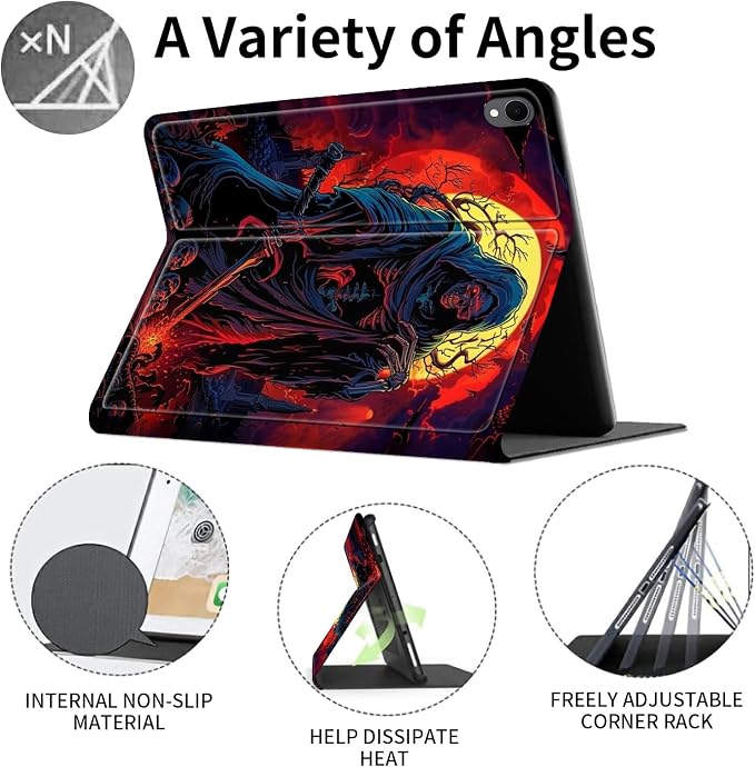 Case for iPad (A16) 11th Generation 11 Inch (2025)/ iPad 10th Generation 10.9 inch 2022Slim PU Leather Smart Cases Covers with Auto Wake/Sleep-Beast Roared