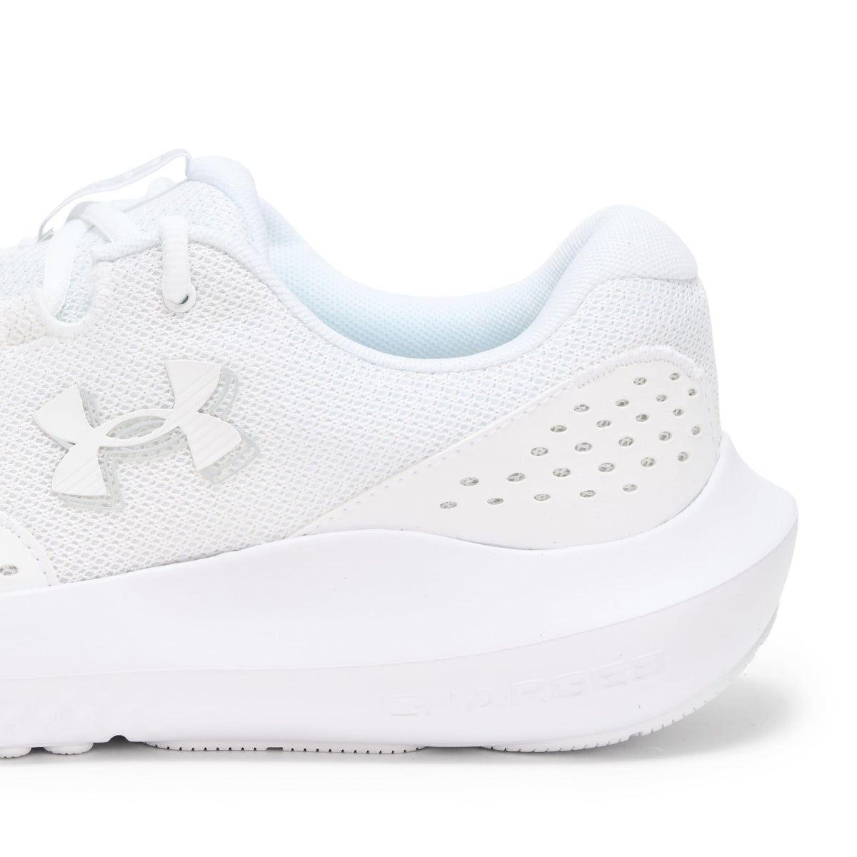 Under Armour Men's Charged Surge 4, (101) White/White/White, 12.5, US