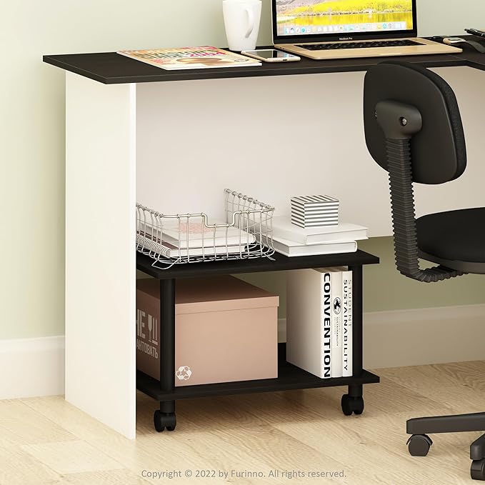 Furinno Turn-N-Tube 3-Tier Toolless Multipurpose Printer Stand Display Storage Shelf