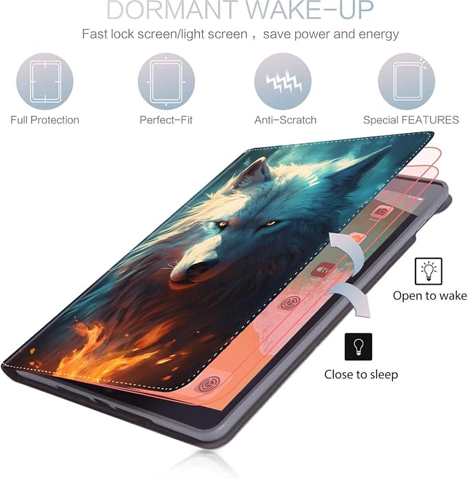 Case for iPad (A16) 11th Generation 11 Inch (2025) for iPad 10th Generation 10.9 Inch (2022) Slim Folding Stand Cover with Auto Wake/Sleep Watercolor Sea Turtle