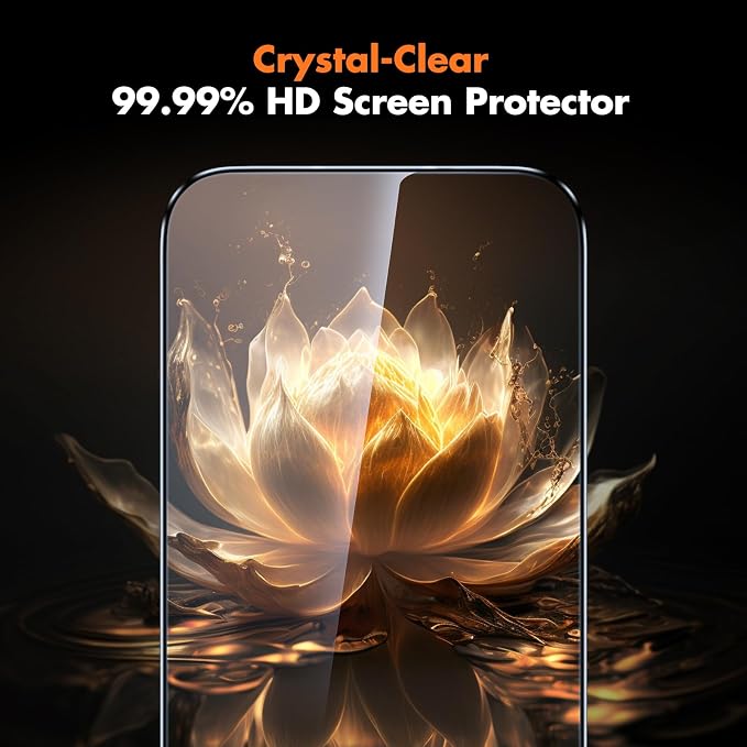 UNBREAKcable 3-Pack Screen Protector for iPhone 15 Double Shatterproof Tempered Glass [Easy Installation Frame] [99.99% HD Clear] [9H Hardness] [Full Coverage] [Case Friendly] for Apple 15 6.1 inch