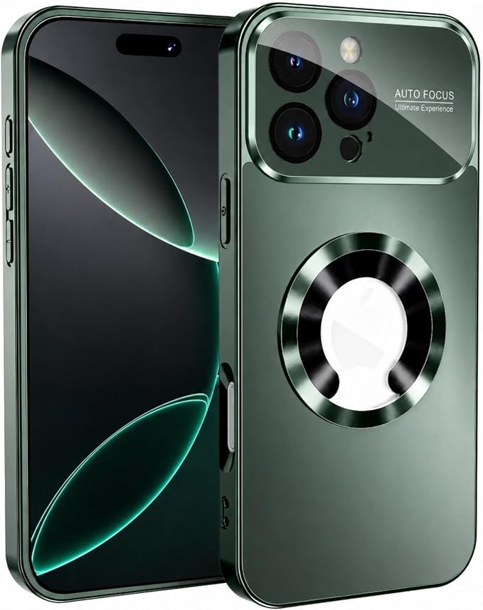 Magnetic Design for iPhone 16 CaseCompatible with MagSafe[Military Grade Drop Protection] Camera Lens Protector Cover Logo View Dust-Proof Matte Shockproof Protective CoverNavy Blue