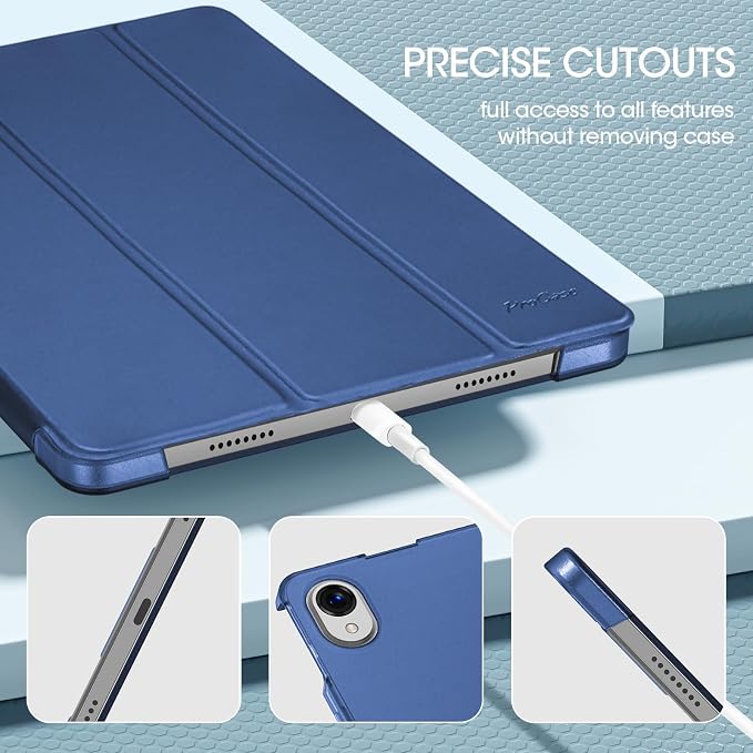 ProCase for Onn. 11 Inch Tablet Pro 2024 Case -Black | Slim Stand Hard Back Shell Protective Smart Cover for Onn. 11” Tablet Pro 2024 Model