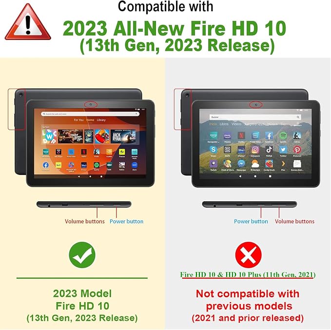 Slim Case for Amazon Fire Max 11 Tablet (13th Generation 2023 Release) Trifold Lightweight Hard Shell PU Leather Stand Folio Protective Cover with Auto Wake/Sleep Colored Graffiti Doodle