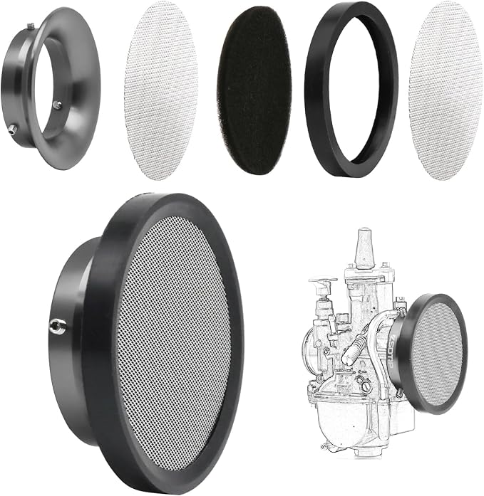 Carburetor Carb Velocity Stack Air Filter Cleaner Modified Trumpet Aluminum