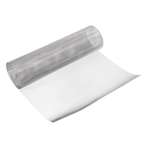 uxcell 40 Mesh 48" x 16" Woven Wire Mesh, 304 Stainless Steel Air Vent Filter