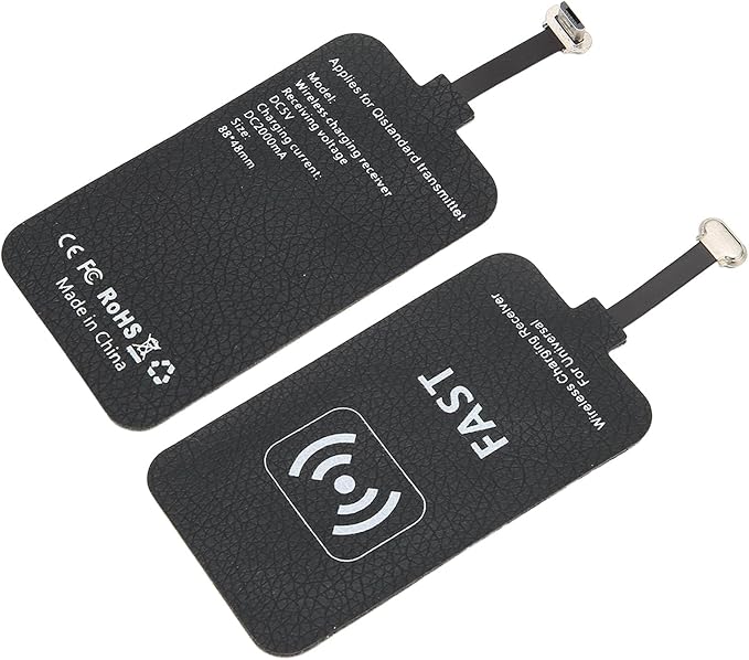 Long Distance Wireless Charger Wireless Charging Receiver Wireless Charger Receiver Charging Adapter Charging Receiver Patch Module Chip 5V 2A 10W for Micro USB Reverse Interface Phone