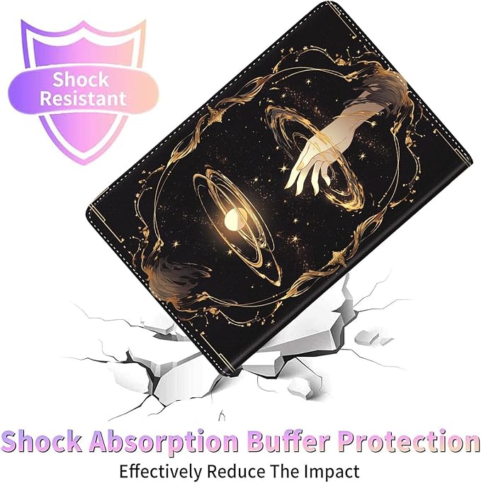Case for New iPad (A16) 11th Generation 11 Inch 2025for iPad 10th Generation 2022 10.9 Inch Multi-Angle Stand Smart Cover Shockproof with Auto Wake/Sleep Baby Dragon