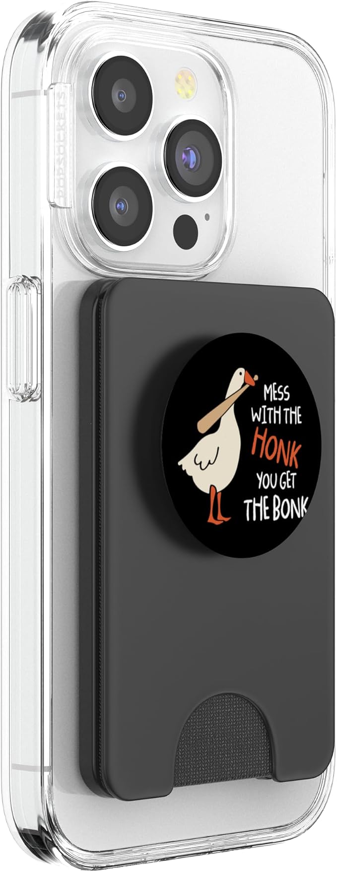 Mess With The Honk You Get Bonk Duck Goose Funny Honk PopSockets Adhesive PopGrip