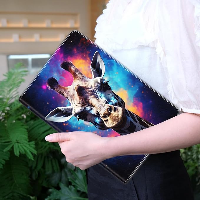 Case for iPad A16 11th Gen 11 Inch (2025) 10th Gen 10.9 Inch (2022) Model A3354 A3355 A3356 A2696 A2757 A2777 ，Slim Fit Standing Cover with Auto Sleep/Wake，Frog Playing Guitar