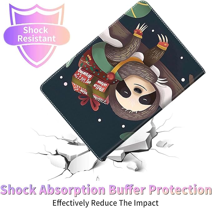 Case for iPad 10th Generation (2022 Release) 10.9 Inch Durable Shockproof Protective Cover for New iPad 10th gen 10.9 2022 Elephant Sunflower