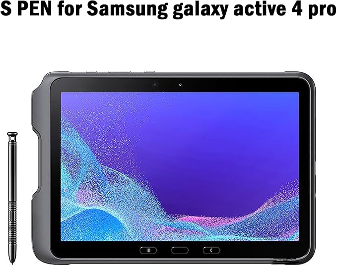 Galaxy Tab Active 4 Pro Pen for Samsung Galaxy Tab Active 4 Pro Replacement Pen for Samsung Galaxy Tab Active 3 Pro Stylus T630 T638 T636 Pen4096 Levels of Pressure Sensitivity(Black)