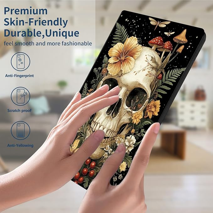Slim Case for Amazon Kindle Fire Max 11 Case (13th Generation 2023 Release) 11 PU Leather Folio Stand Adjustable Smart Cover with Auto Wake/Sleep for Kindle Fire 11 TabletArt Black Cat Tree