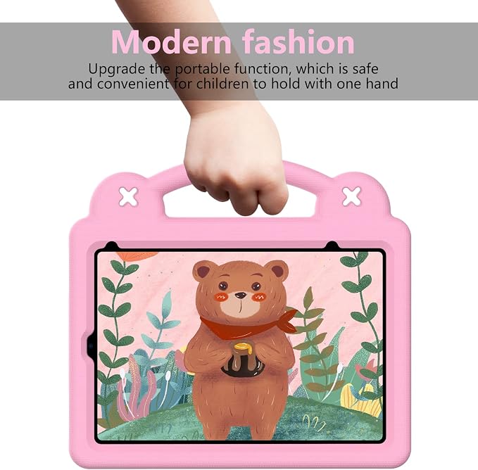 YRH for iPad mini A17 Pro Case 2024/iPad Mini 6 Kids Case 2021EVA Shockproof Cover for iPad mini 7th/6th Generation 8.3-inch with Stand Handle Strap Green