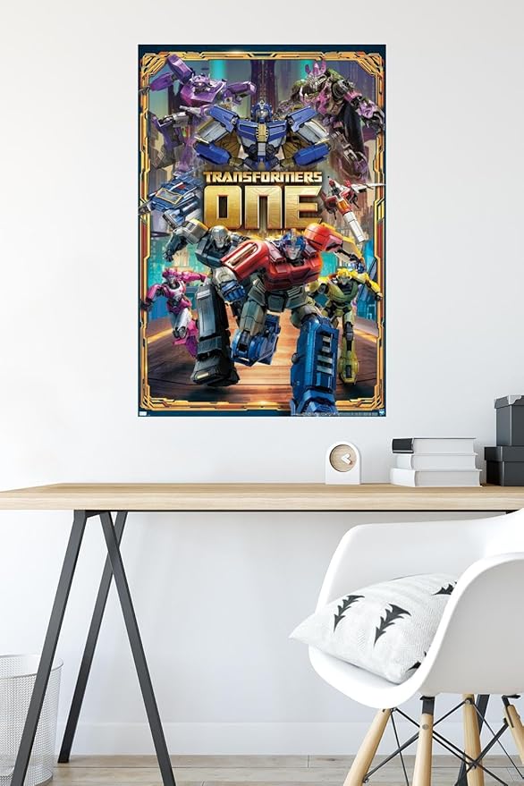 Hasbro Transformers: One - Group Wall Poster, 34L" x 22.4W", Unframed Version