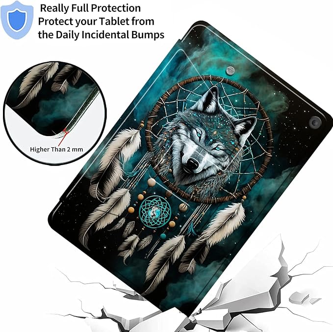 Case for Samsung Galaxy Tab A9 8.7-Inch 2023360 Degree Rotating Multi-Angle Viewing Protective Cover with Auto Sleep/Wake-Blue Butterfly