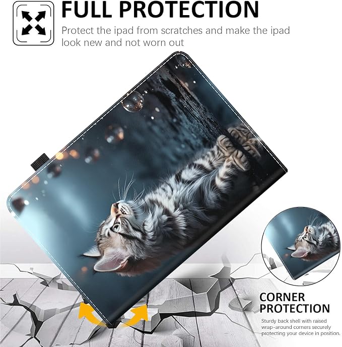 Case for Amazon Fire Max 11 Tablet (13th Generation 2023 Release) Multi-Angle Smart Stand Cover Auto Sleep/Wake for Fire 11 Max Tablet，Wolf