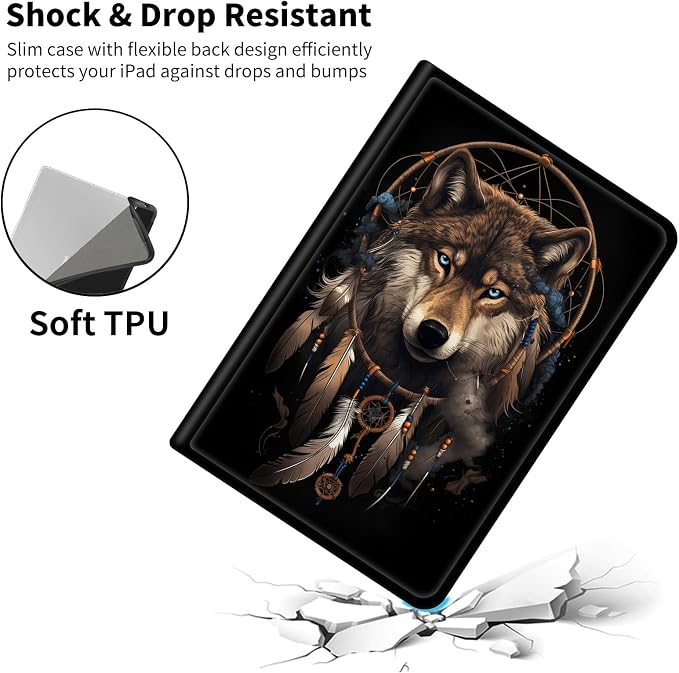 Case for 7 All-New Kindle Paperwhite (12th Generation 2024) and Kindle Colorsoft Signature Edition CoverSlim PU Leather Smart Cases with Auto Wake/Sleep-Black Cat Night Sky
