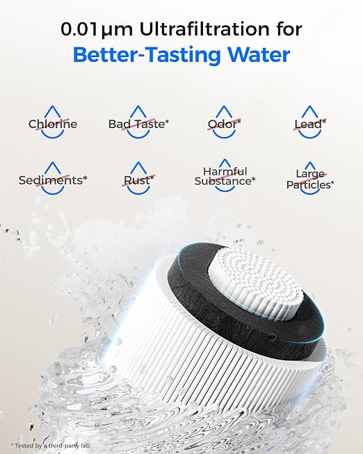 Waterdrop 15UA-UF 0.01 μm Ultra Filtration Under Sink Water Filter System