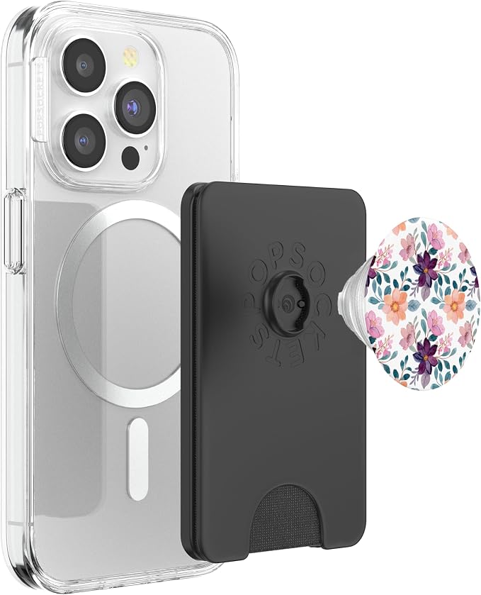 Colorful Watercolor Floral Flower Design PopSockets PopGrip: Swappable Grip for Phones &amp Tablets
