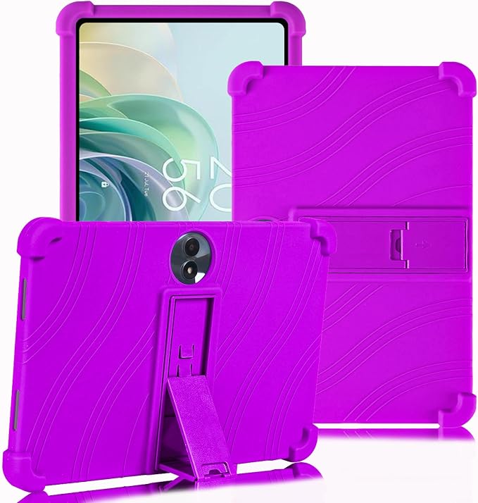 ATOOZ for TCL NXTPAPER 11/Tab 11 Gen 2 Tablet Case 11 inchBlack | Soft Silicone Shockproof Protective Cover Case for TCL Tab 11 Gen 2 Tablet with PC Stand