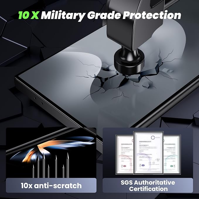 WSKEN [Replacement] for Samsung Galaxy S24 Ultra Screen Protector Tempered Glass- 10 Pack (WITHOUT INSTALLING Box)