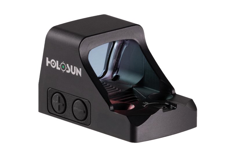 HOLOSUN HS507K Compact Pistol Red Dot Sight, 1 MOA Green ACSS Vulcan Reticle, HE507K-GR-X2-ACSS, Black