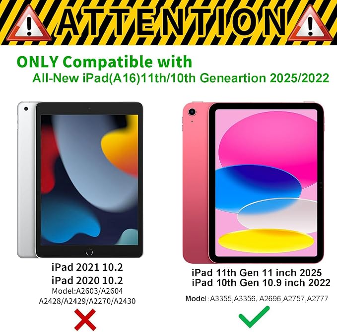 Case for iPad (A16) 11th Generation 11 Inch (2025) for iPad 10th Generation Case 10.9 Inch (2022)Slim Shockproof Shell PU Leather Stand Cover w/Auto Sleep Wake-American Eagle Rebirth of Fire