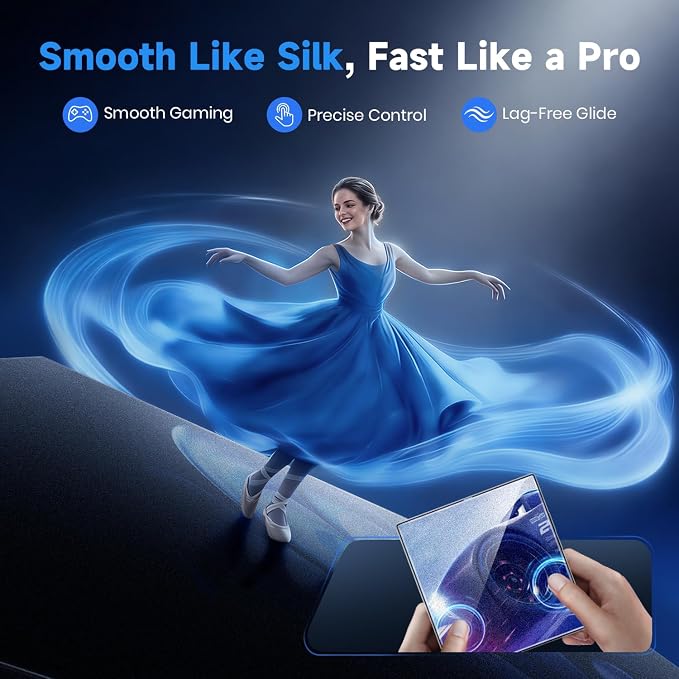 WSKEN Matte Screen Protector for Samsung Galaxy Z Fold 8 Ultra/Z Fold 7 | Anti-Glare Anti-Fingerprint Smooth as Silk Inside Flexible TPU Film + Front Tempered Glass With Auto Fit Case 2 Pack