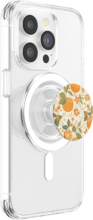 Orange Fruit PopSockets PopGrip for MagSafe
