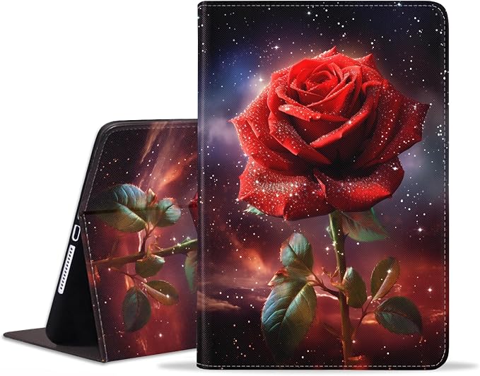 Case for Samsung Galaxy Tab S10 Plus 2024/ S9 Plus/ S9 FE Plus 5G 12.4 Inch 2023 Slim PU Leather Stand Folio Cover with Auto Wake Sleep Abstract Paint Dogs
