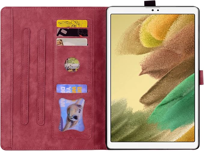 Case for Honor MagicPad 3 Pro 12.3 12.3 2026Multi-Angle Viewing PU Leather Folio Stand Cover with Pencil HolderShockproof Protective Case for Honor MagicPad 3 Pro 12.3 2026Rose Red