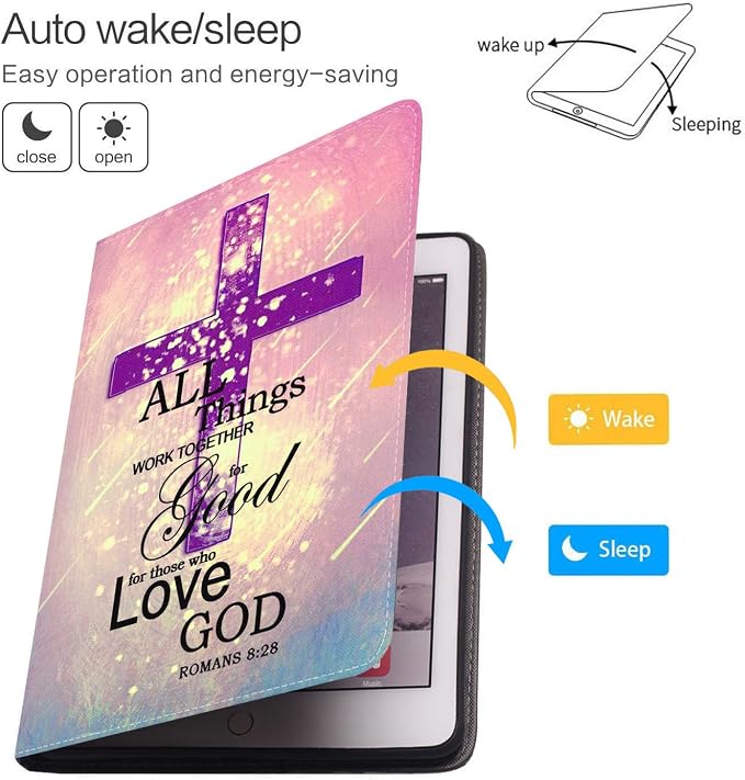 for iPad mini 1 2 3 4 5 Case Stay Positive Work Hard and Make It Happen Inspirational Quote Slim Lightweight PU Leather Stand Cover with Auto Wake/Sleep for iPad mini 5th/4th Gen 7.9 Inch