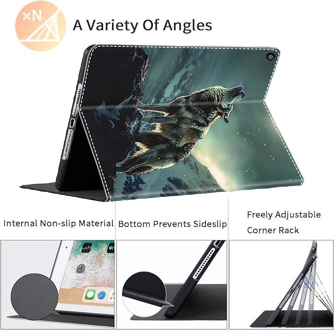 Case for iPad 10th Generation (2022 Release) 10.9 Inch Durable Shockproof Protective Cover for New iPad 10th gen 10.9 2022 Elephant Sunflower