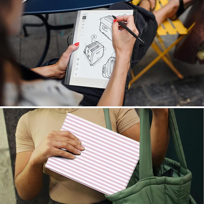 Case for Remarkable 2 Paper Tablet 10.3 2020 ReleasedLightweight and Hard Back Shell Protective Book Folio Cover with Built-in Pen HolderComes with Remarkable 2 Pen Tips.