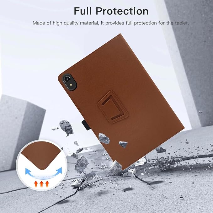 Tablet Case Cover For ApoloMedia EP1095T/ApoloSign EP1095T TabletMulti-Viewing AnglesSlim Light Shell Stand Cover for ApoloMedia EP1095T/ApoloSign EP1095T Tablet with Hand Strap&amp Pencil HolderB