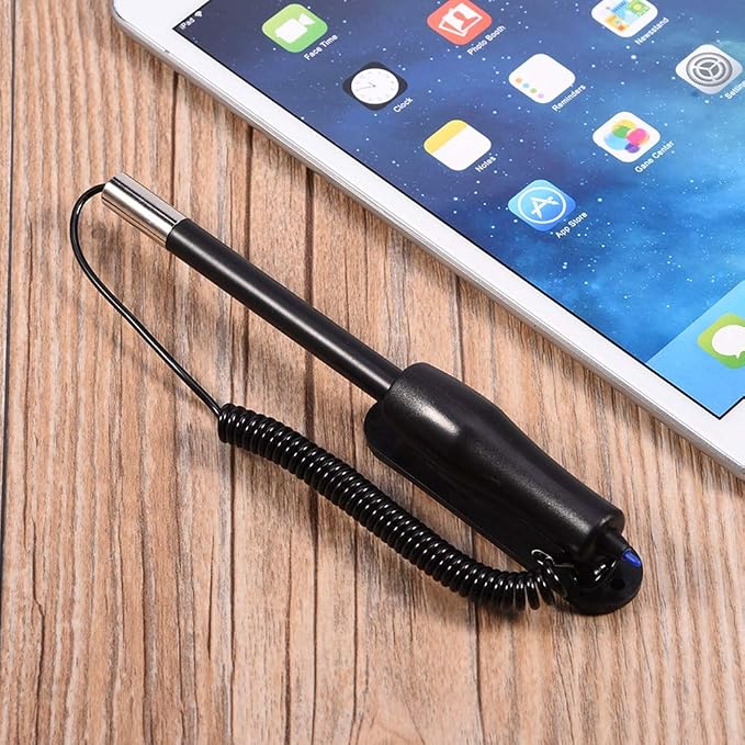 Touch Screen PenProfessional Touch Pen Spring Pen with Spring Rope Spring Pen for Resistive Screen Car Navigation Touch Screen