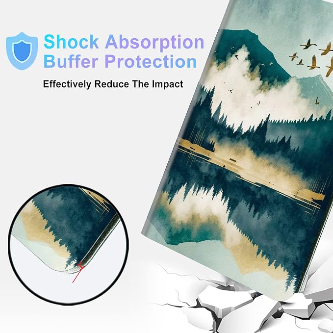 for Samsung Galaxy Tab S6 Lite Case 2022/2020 Release with Adjustable Stand &amp Auto Wake/Sleep Feature Smart Protect Cover Case for Samsung Tab S6 Lite 10.4 inch - American Flag