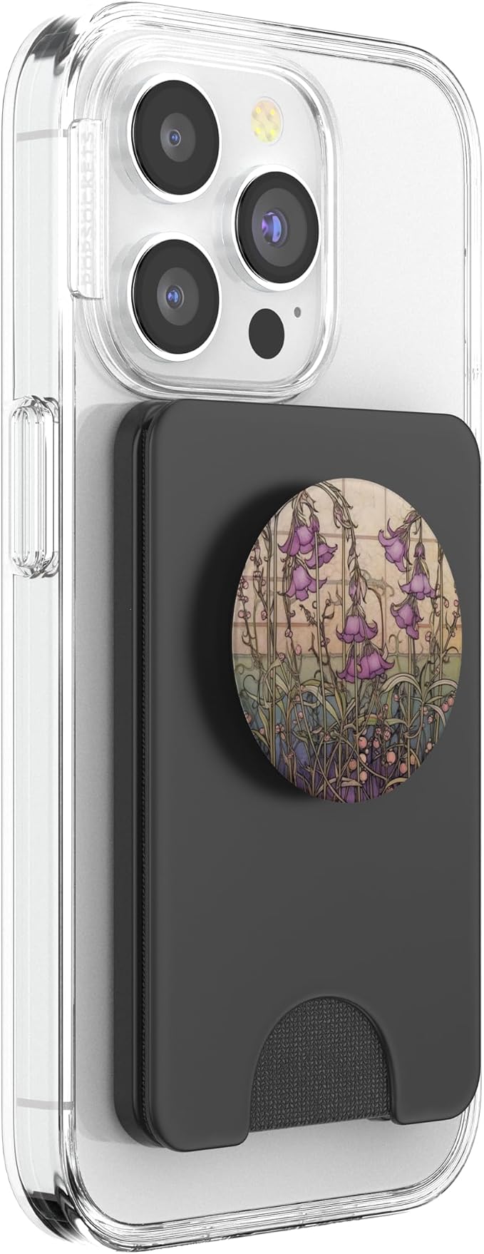 Cute Floral Heather Flower Art Nouveau PopSockets Adhesive PopGrip