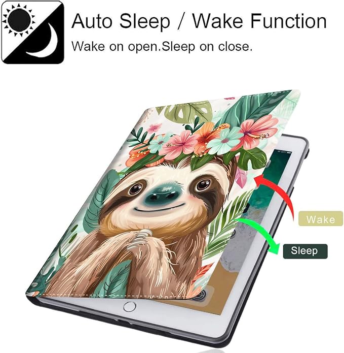 Case for iPad 10th Generation (2022 Release) 10.9 Inch Durable Shockproof Protective Cover for New iPad 10th gen 10.9 2022 Elephant Sunflower