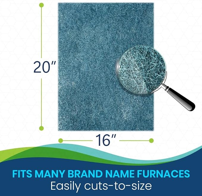 Polyester Washable Fiber Furnace Door Filter