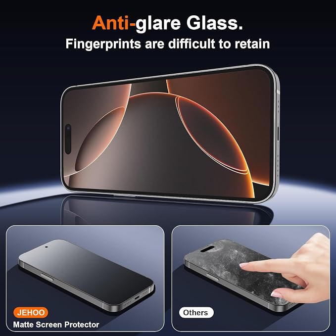 [2 Pack] Matte Privacy Glass Screen Protector Designed for iPhone 11 / iPhone XR Anti-Glare Anti-Fingerprint Install Frame 9H Tempered Glass