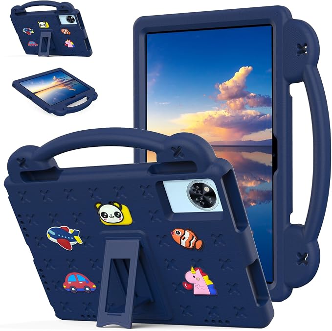 Case for Lenovo Idea Tab 11 inch 2025 (TB336) Kids EVA Shockproof Cover with Stand Handle for Lenovo Idea Tab 11''/ K11 Gen 2 Tablet Blue