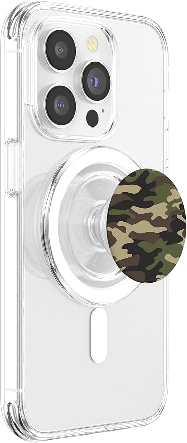 Woodland Camo Popsocket Military Camouflage PopSockets Camo PopSockets Adhesive PopGrip
