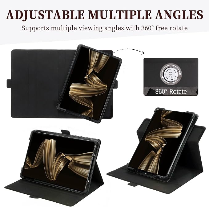 Case Compatible for FESABOLE F11 11 Inch Tablet Case Cover [360-Degree Rotating Support][Hardened Edge Protection Against Drops] TYX