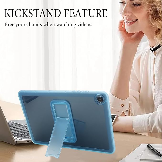 Dteck Case for Samsung Galaxy Tab A 8.0 (2015) Tablet SM-T350/355/357 Case 8 Inch PU Leather Lightweight Folio Case with Card Slots/Stand Features Cute Cartoon Protective Cover Purple Butterfly