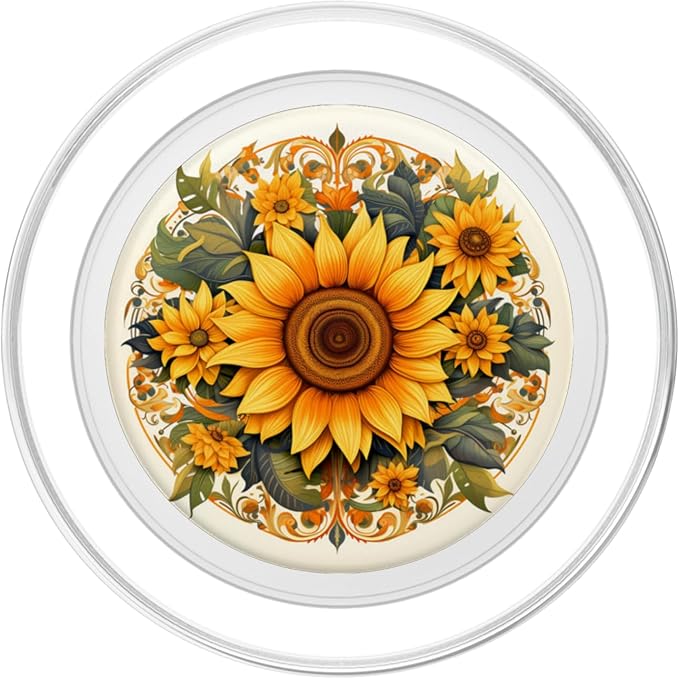 Sunflower PopSockets PopGrip for MagSafe