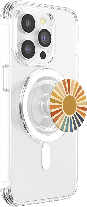 Sunset Retro Fall Colors Nostalgic Style Phone Popper PopSockets Adhesive PopGrip