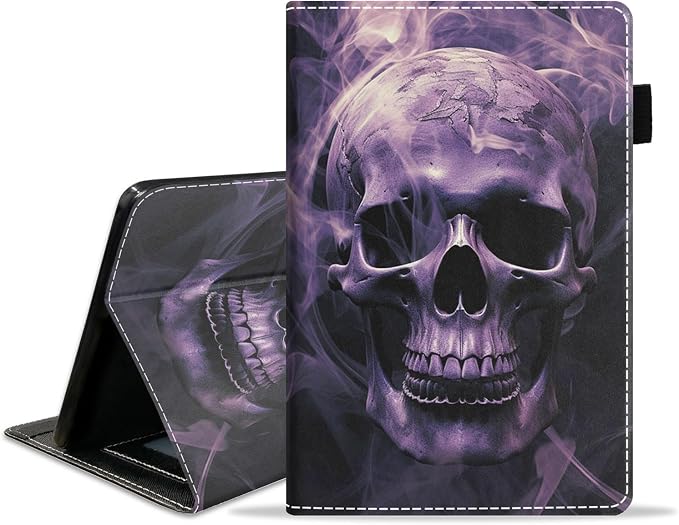 Case for Amazon Kindle Fire HD 8/Fire HD 8 Plus Tablet (12th/10th Generation 2024/2022/2020 Release) - PU Leather Folio Cover with Smart Auto Wake/Sleep Bald Eagle