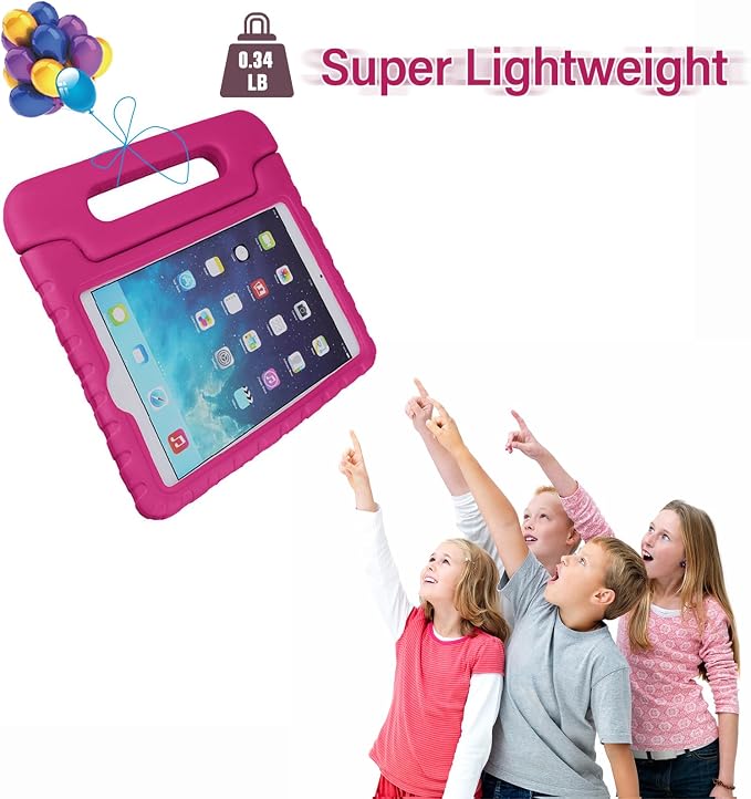 LEFON Kids Case Shockproof for iPad mini 5/4/3/2/1 iPad mini 4th Generation Case for Kids with Convertible Handle Light Weight Super Protective Stand Cover for iPad mini 5th Gen 7.9 Inch